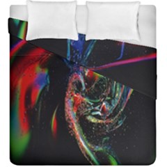 Abstraction Dive From Inside Duvet Cover Double Side (king Size)