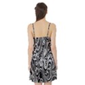 Black White Pattern Shape Patterns Satin Night Slip View2