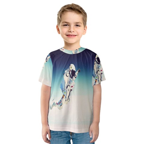 Astronaut Kids  Sport Mesh Tee by Simbadda