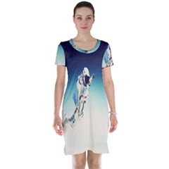 Astronaut Short Sleeve Nightdress by Simbadda