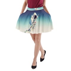 Astronaut A-line Pocket Skirt by Simbadda