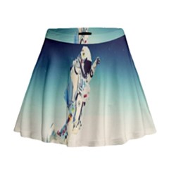 Astronaut Mini Flare Skirt by Simbadda