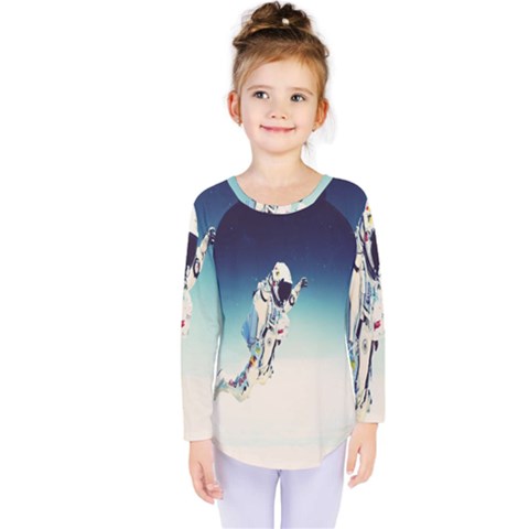 Astronaut Kids  Long Sleeve Tee by Simbadda