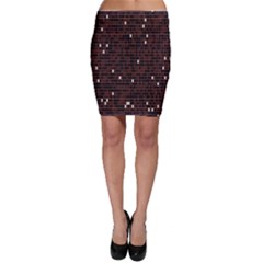 Cubes Small Background Bodycon Skirt by Simbadda