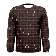 Cubes Small Background Men s Long Sleeve Tee by Simbadda