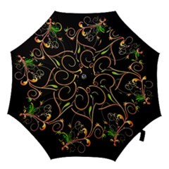 Flowers Neon Color Hook Handle Umbrellas (large) by Simbadda