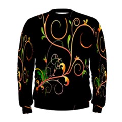 Flowers Neon Color Men s Sweatshirt by Simbadda