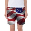 Flag United States Stars Stripes Symbol Women s Basketball Shorts View1