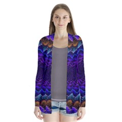 Flowers Dive Neon Light Patterns Cardigans by Simbadda