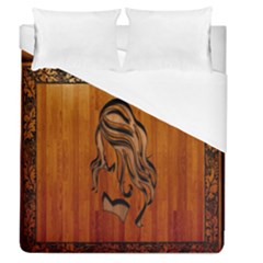 Pattern Shape Wood Background Texture Duvet Cover (queen Size) by Simbadda