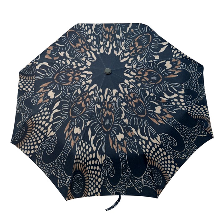 Patterns Dark Shape Surface Folding Umbrellas