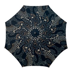 Patterns Dark Shape Surface Golf Umbrellas by Simbadda