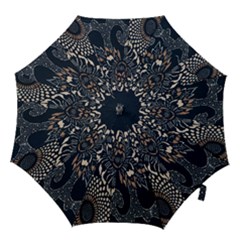 Patterns Dark Shape Surface Hook Handle Umbrellas (medium) by Simbadda