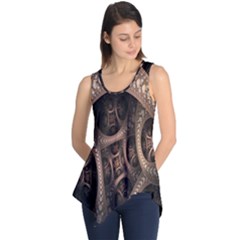 Patterns Dive Background Sleeveless Tunic by Simbadda