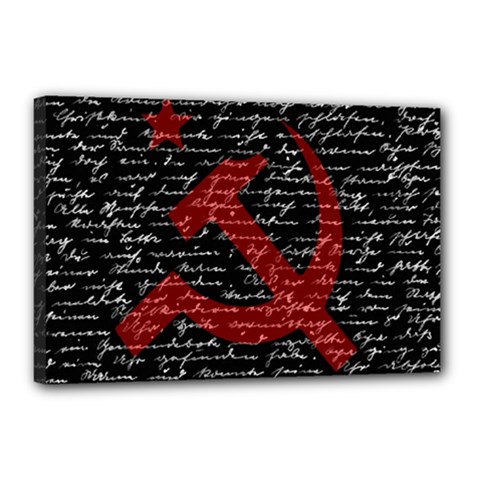 Communism  Canvas 18  X 12  by Valentinaart