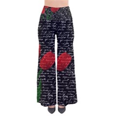 Red Tulips Pants by Valentinaart