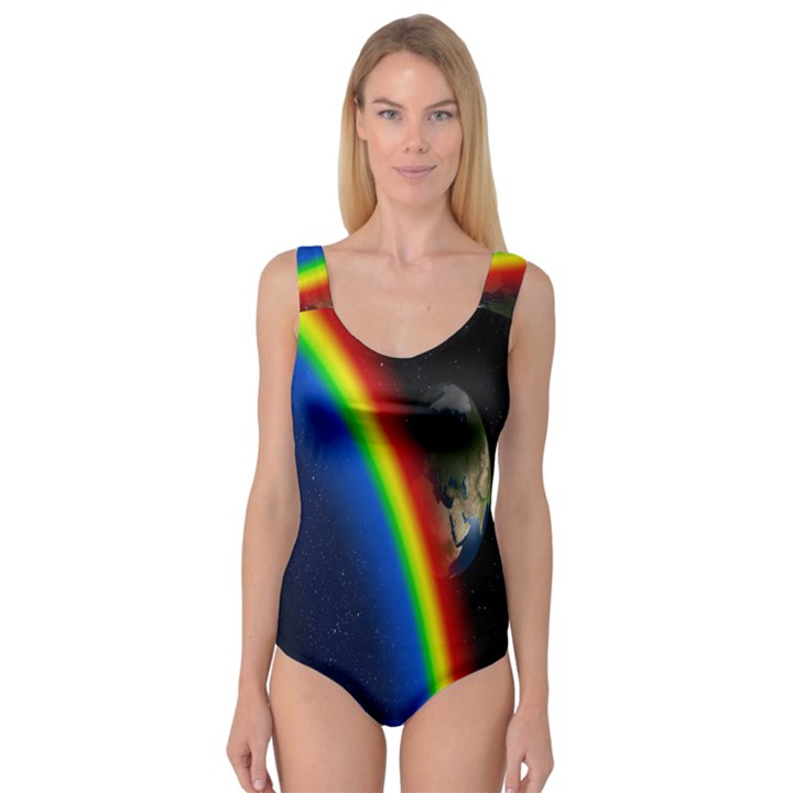 Rainbow Earth Outer Space Fantasy Carmen Image Princess Tank Leotard 