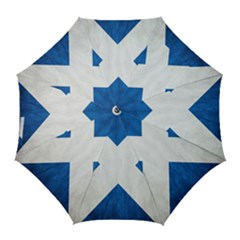 Scotland Flag Surface Texture Color Symbolism Golf Umbrellas by Simbadda