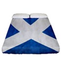 Scotland Flag Surface Texture Color Symbolism Fitted Sheet (California King Size) View1