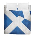 Scotland Flag Surface Texture Color Symbolism Duvet Cover Double Side (Full/ Double Size) View1