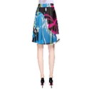 Sneakers Shoes Patterns Bright A-Line Skirt View2