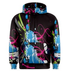 Sneakers Shoes Patterns Bright Men s Zipper Hoodie by Simbadda