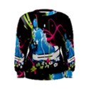 Sneakers Shoes Patterns Bright Women s Sweatshirt View1