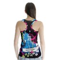 Sneakers Shoes Patterns Bright Racer Back Sports Top View2