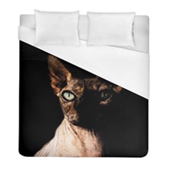 Sphynx Cat Duvet Cover (full/ Double Size) by Valentinaart