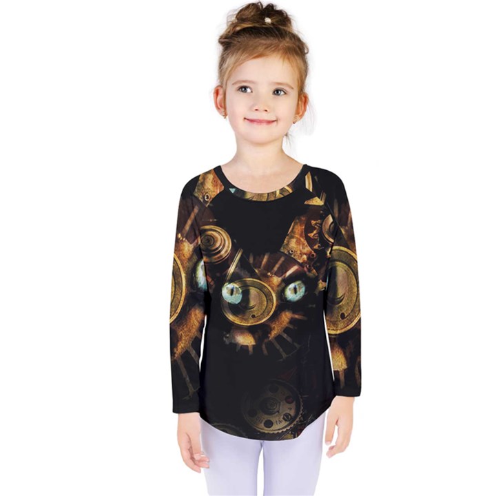 Sphynx cat Kids  Long Sleeve Tee