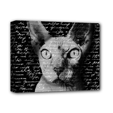 Sphynx Cat Deluxe Canvas 14  X 11  by Valentinaart