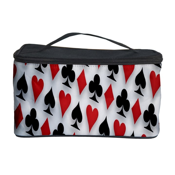 Suit Spades Hearts Clubs Diamonds Background Texture Cosmetic Storage Case