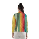 Texture Stripes Lines Color Bright Wind Breaker (Women) View2