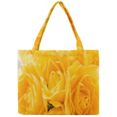 Yellow Neon Flowers Mini Tote Bag