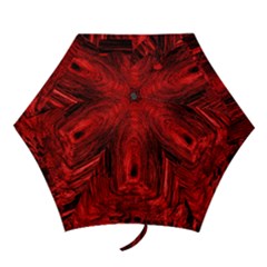 Tunnel Red Black Light Mini Folding Umbrellas by Simbadda