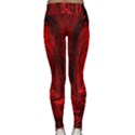 Tunnel Red Black Light Classic Yoga Leggings View2