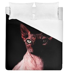 Sphynx Cat Duvet Cover (queen Size) by Valentinaart