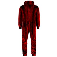 Tunnel Red Black Light Hooded Jumpsuit (men)  by Simbadda