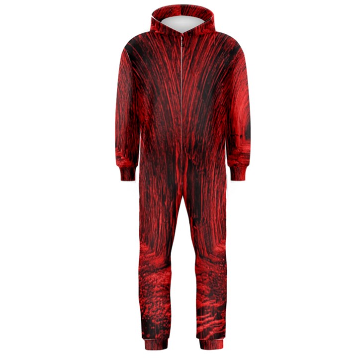 Tunnel Red Black Light Hooded Jumpsuit (Men) 