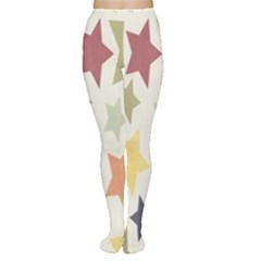 Star Colorful Surface Women s Tights by Simbadda