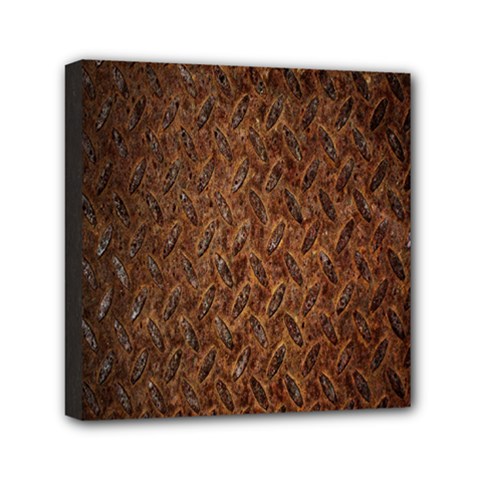 Texture Background Rust Surface Shape Mini Canvas 6  X 6  by Simbadda