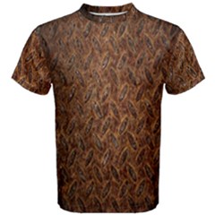 Texture Background Rust Surface Shape Men s Cotton Tee by Simbadda