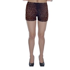 Texture Background Rust Surface Shape Skinny Shorts by Simbadda