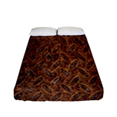 Texture Background Rust Surface Shape Fitted Sheet (full/ Double Size) by Simbadda