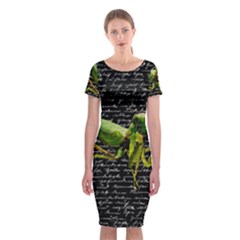 Mantis Classic Short Sleeve Midi Dress by Valentinaart