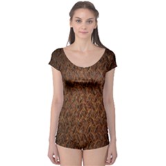 Texture Background Rust Surface Shape Boyleg Leotard  by Simbadda