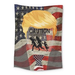 Caution Medium Tapestry by Valentinaart