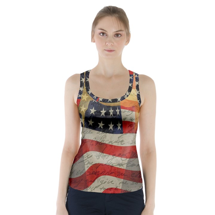 American president Racer Back Sports Top