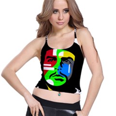 Che Guevara Spaghetti Strap Bra Top by Valentinaart