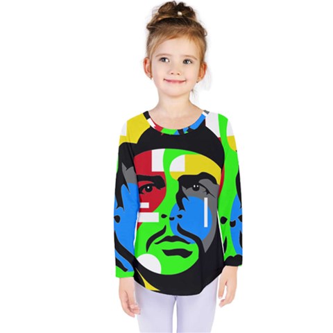 Che Guevara Kids  Long Sleeve Tee by Valentinaart